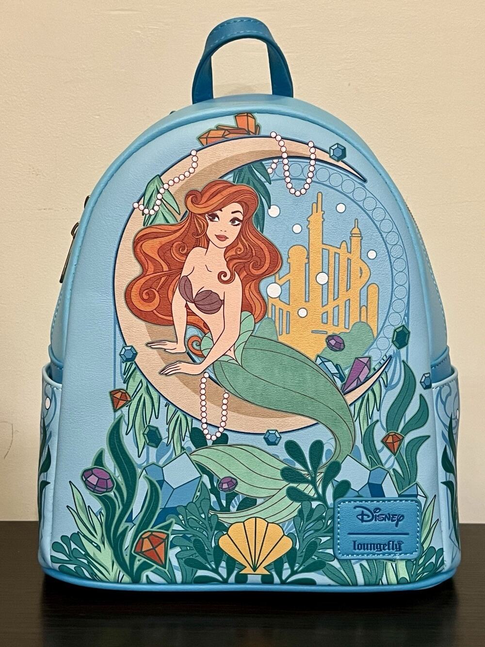 Loungefly Disney The Little Mermaid Moon Ocean Mini Backpack